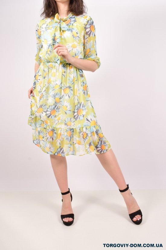 Платье женское (цв.салатовый) шифоновое Yare Размеры в наличии : 38, 40, 42, 44 арт.Y-599903
