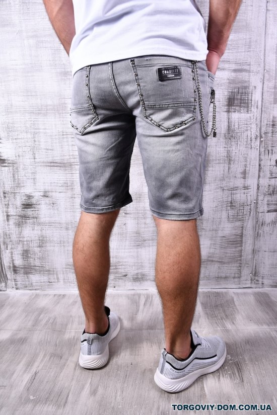 Шорти чоловічі джинсові з поясом Cobbelti Розмір в наявності : 33 арт.1030-15
