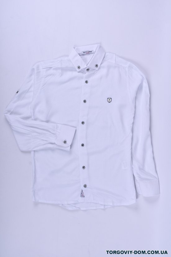 Рубашка для мальчика (цв.белый) CAN BULGAN Рост в наличии : 140, 146, 152 арт.9898-2