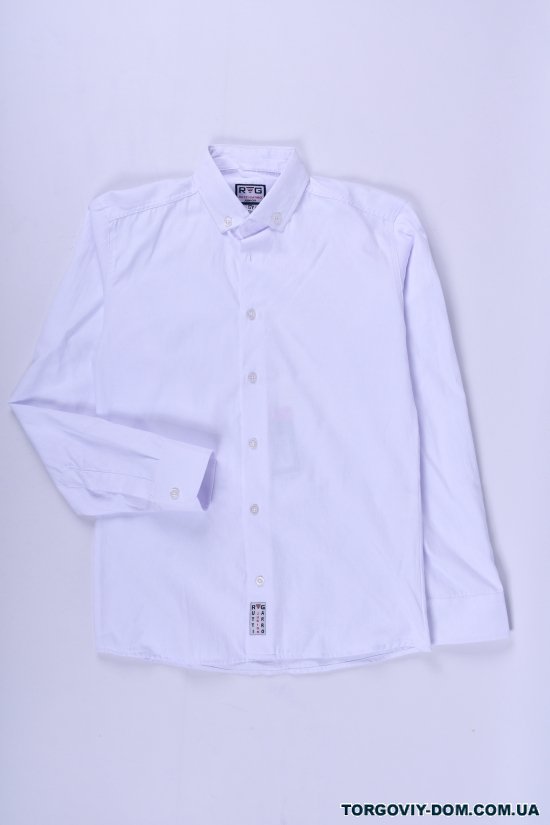 Рубашка для мальчика (цв.белый) RUTTI GARRO Рост в наличии : 146, 152, 158, 170 арт.12-15