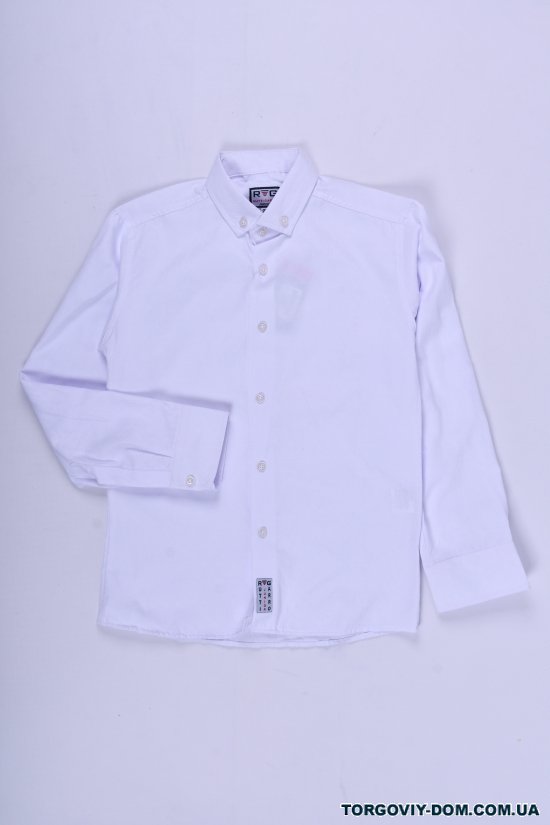 Рубашка для мальчика (цв.белый) RUTTI GARRO Рост в наличии : 134, 140, 146, 152 арт.9-12