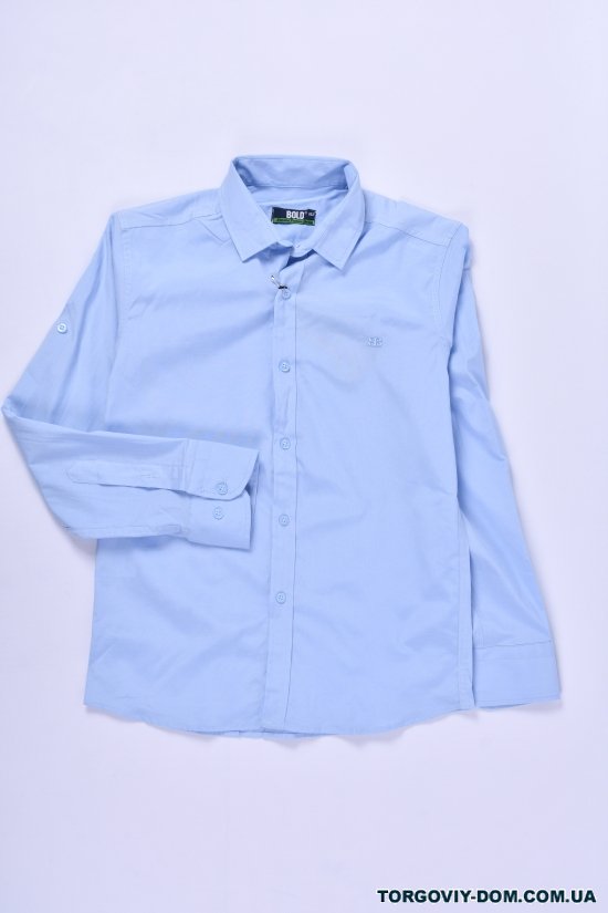 Рубашка для мальчика (цв.голубой) BOLD Рост в наличии : 134, 140, 146, 152, 158 арт.14082