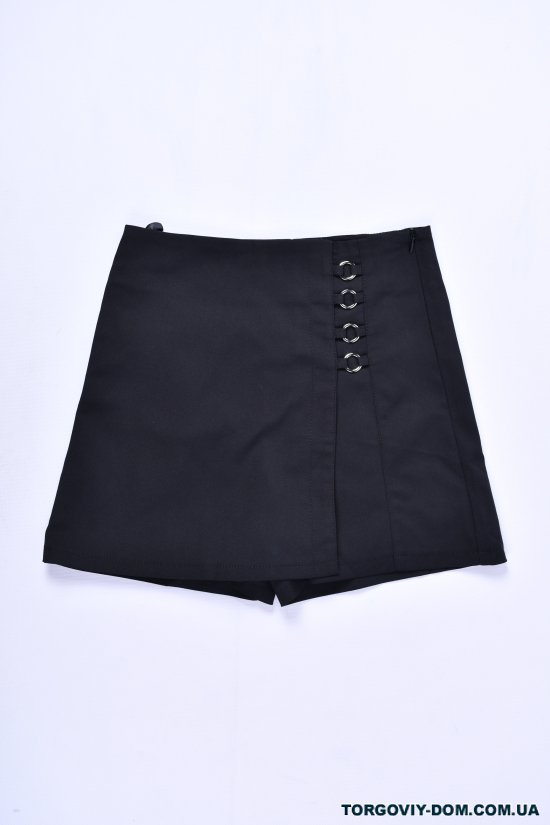 Юбка-шорты для девочки стрейчевые (цв.чёрный) Fudeyan Рост в наличии : 164 арт.696