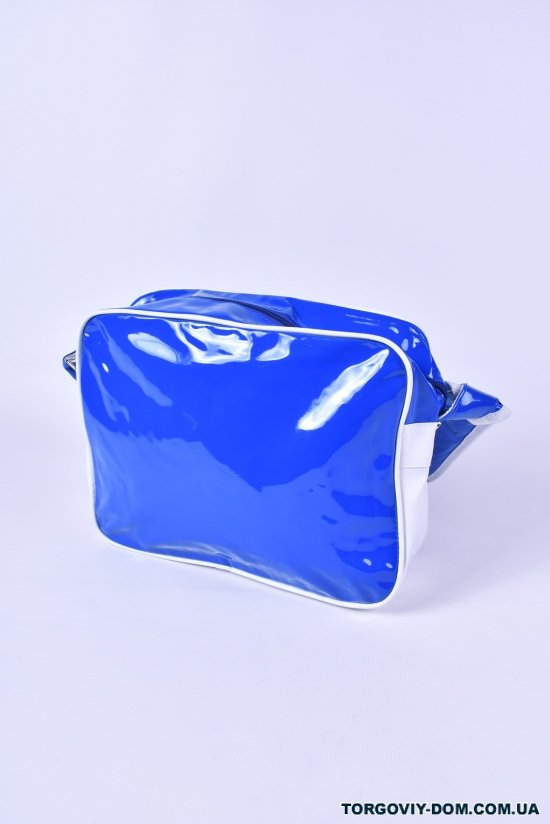 Сумка через плече (кол. Синій / білий) розмір 31/24/9 см арт.2720