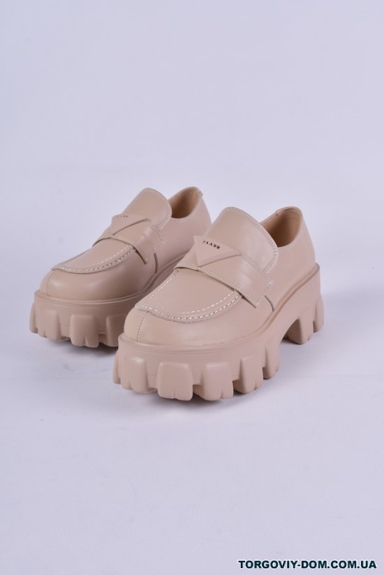 Туфлі жіночі з натуральної шкіри EGGA Розмір в наявності : 40 арт.XD368-3