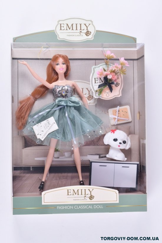 Кукла "EMILY" с аксессуарами 28,5/6,5/36 СМ арт.QJ110A
