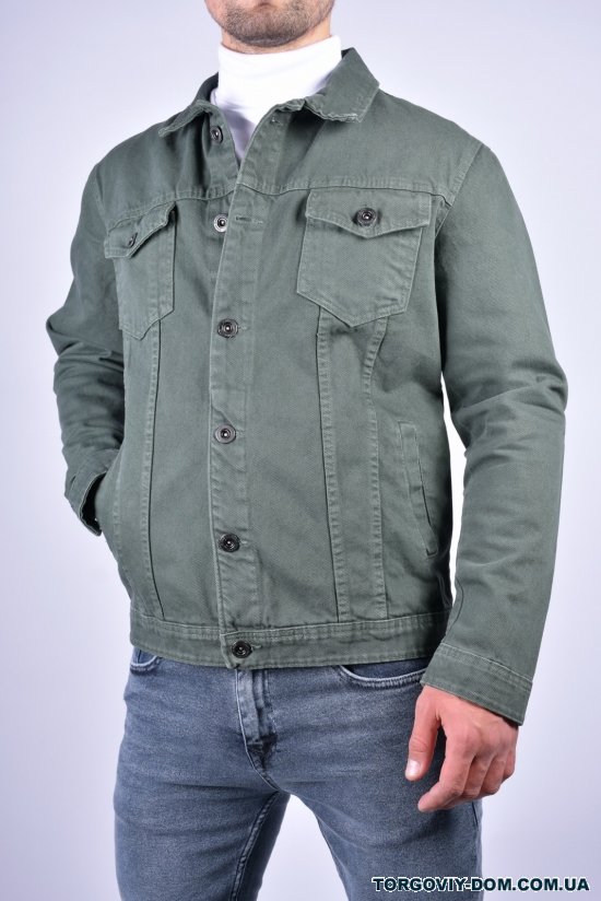 Пиджак мужской котоновый (цв.зеленый) CONS DIKMAXS Размер в наличии : 44 арт.051