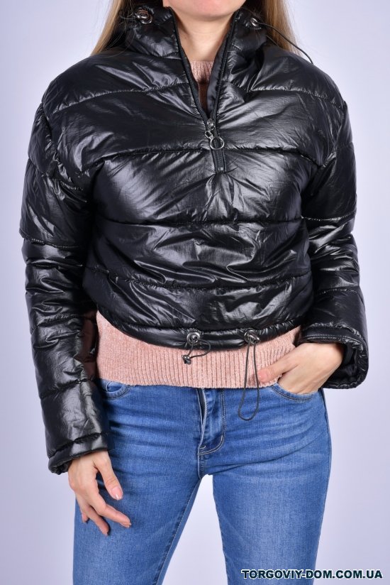 Куртка демисезонная женская (цв.черный) Размеры в наличии : 40, 42 арт.M001