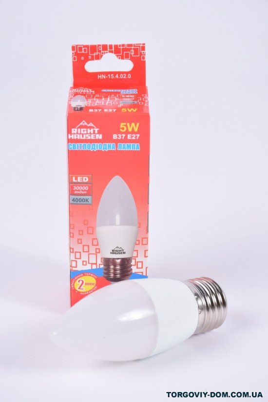 Лампа RIGHT HAUSEN LED (5W E27 4000K) арт.HN-154020