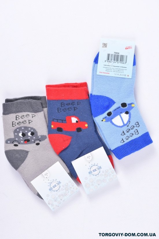 Шкарпетки махрові для хлопчика (0) KBS розмір 12-14 арт.3-20258