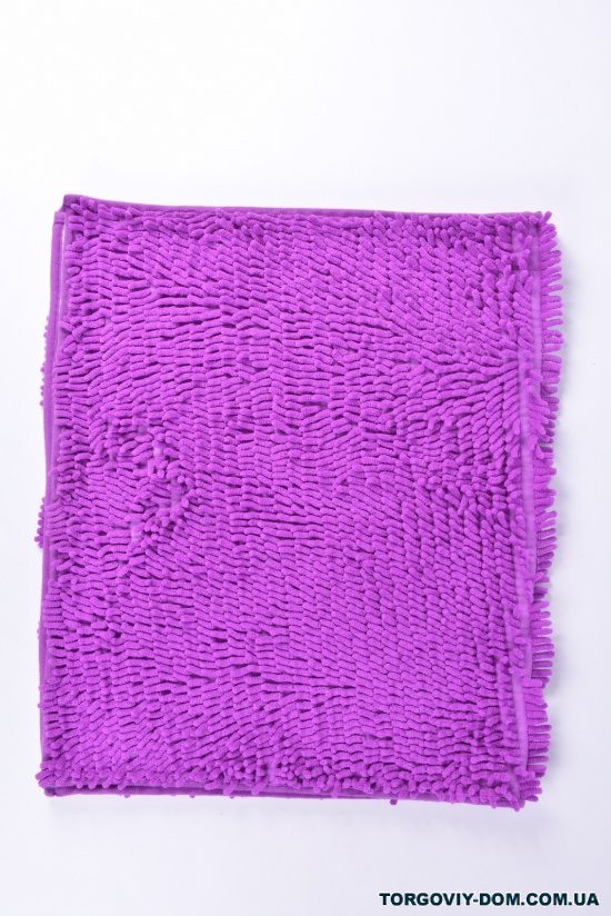 Коврик "Лапша" (цв.фиолетовый) на резиновой основе (микрофибра) размер 60/100 см. арт.MF5211