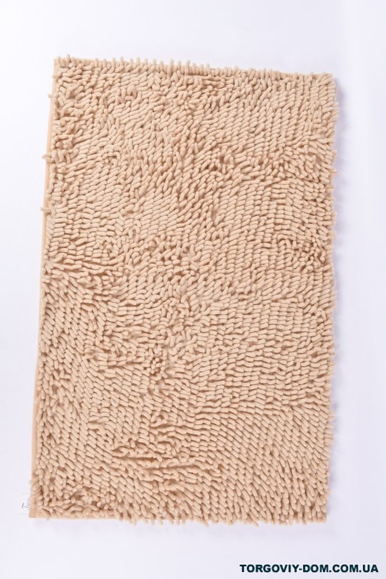 Коврик "Лапша" (цв.кремовый) на резиновой основе (микрофибра) размер 50/80 см. арт.коврик