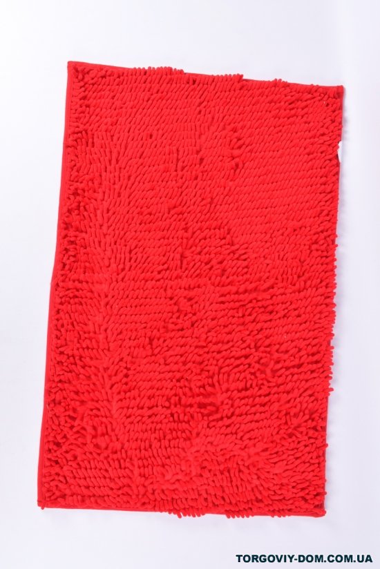 Килимок "Локшина" (кол. червоний) на гумовій основі (мікрофібра) розмір 50/80 см. арт.коврик