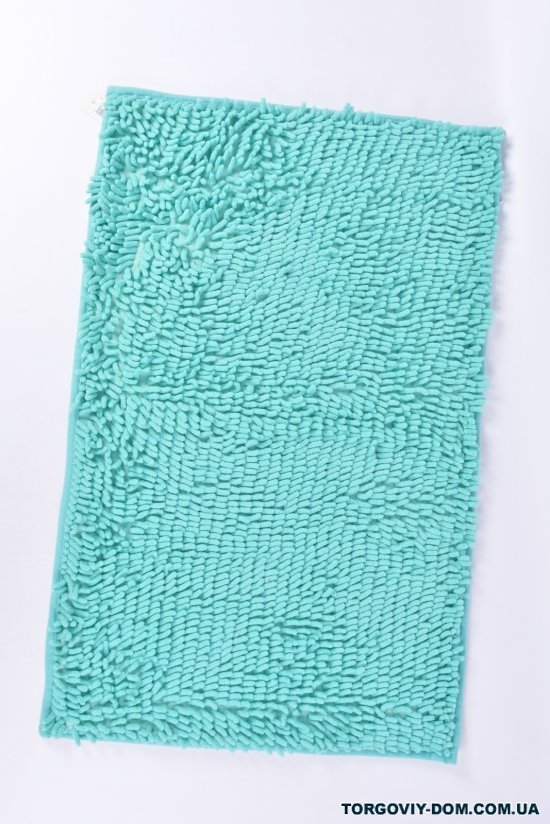 Килимок "Локшина" (колірна бірюзова) на гумовій основі (мікрофібра) розмір 50/80 см. арт.коврик