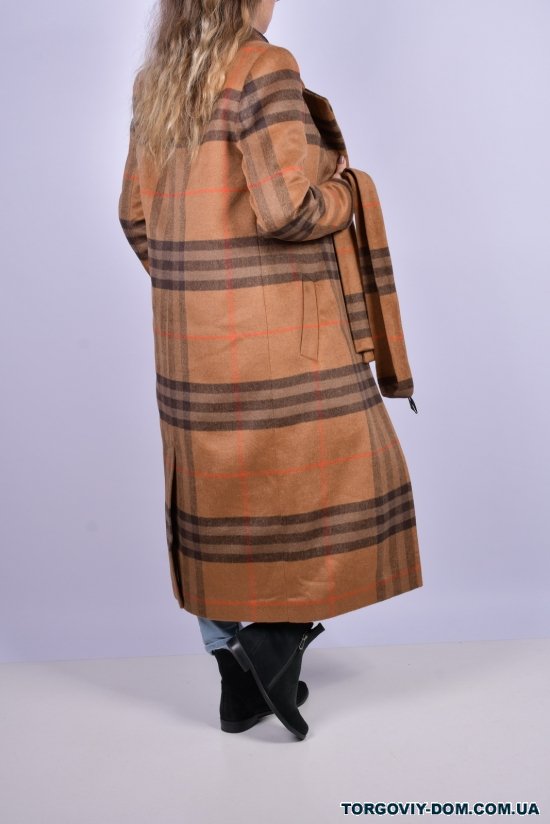 Пальто женское (цв.коричневый) кашемировое "BOGIRA" Размеры в наличии : 42, 44, 46 арт.вероника