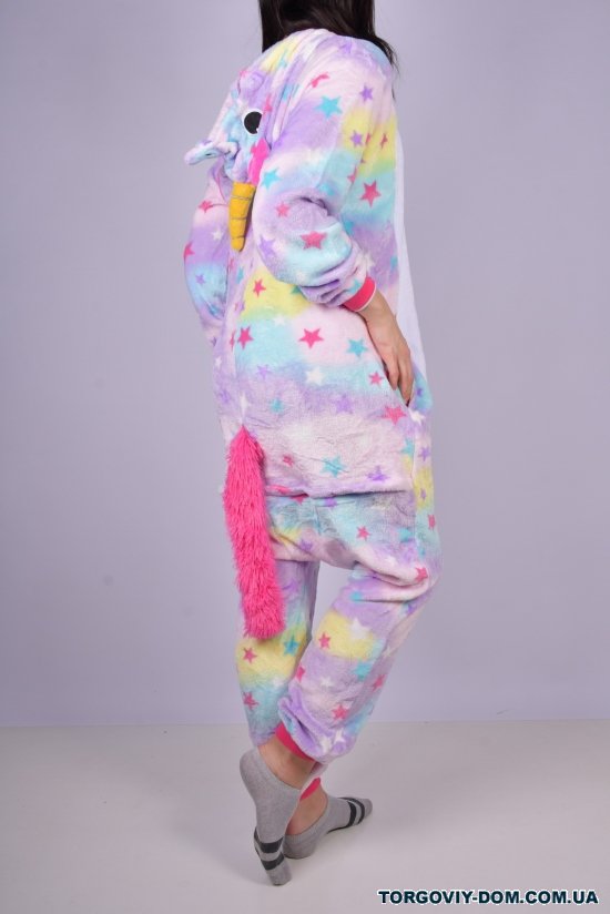 Пижама-кигуруми женская провелюренная "Единорог" Размер в наличии : 44 арт.A03