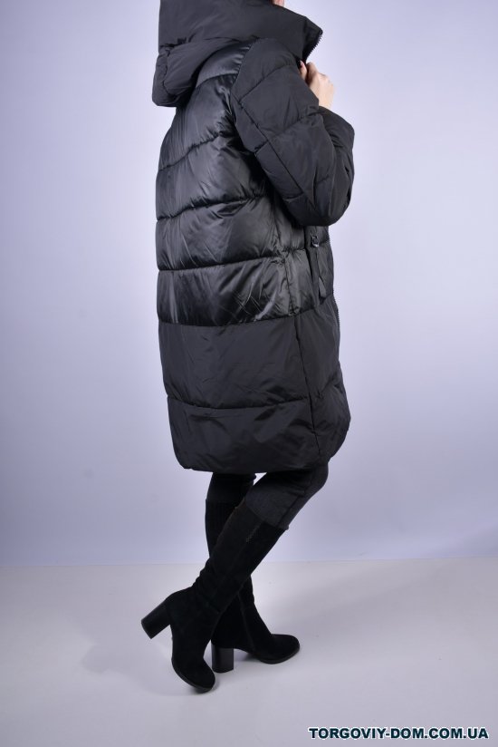 Пальто женское демисезонное (цв.черный) D.S Размер в наличии : 48 арт.M22097