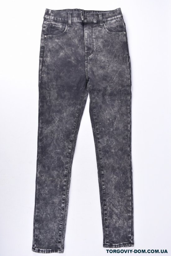 Джинси жіночі стрейчові на флісі NewJeans Розміри в наявності : 25, 26 арт.DF6019