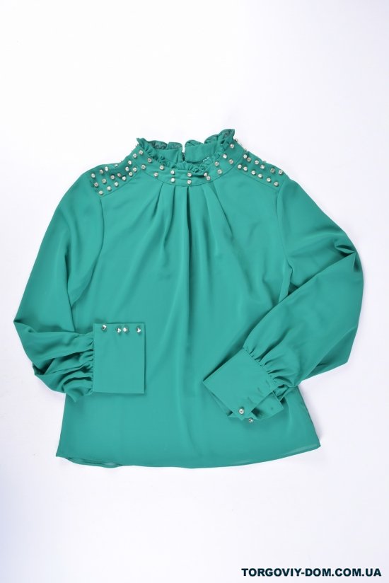 Блузка женская (цв.зелёный) "ESAY" Размеры в наличии : 42, 48 арт.9019