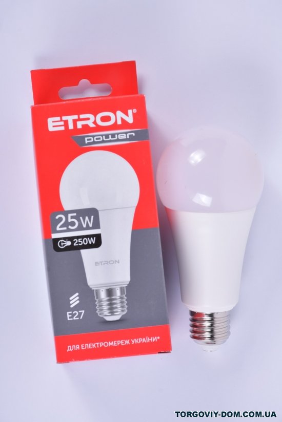 Лампа ETRON A67 25W E27 4200K арт.1-EPL-804