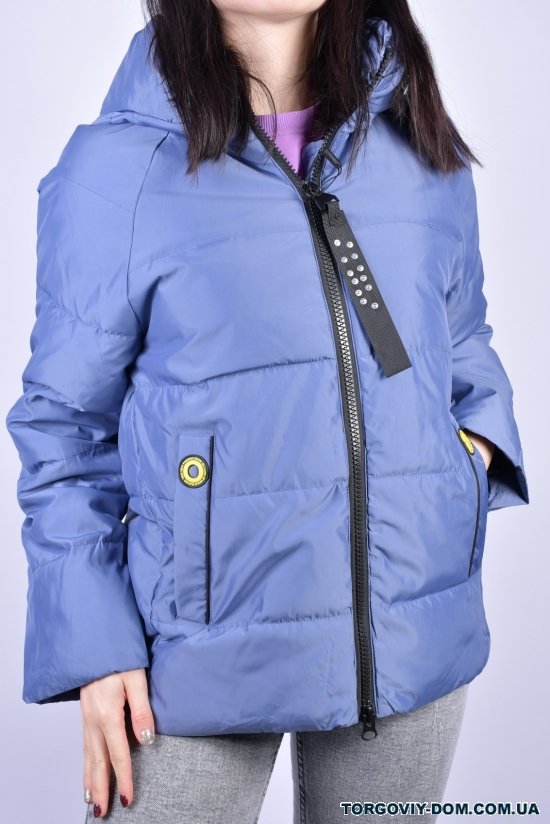Куртка демисезонная женская (цв.сиреневый) QIANZHIDU Размер в наличии : 44 арт.E-10901