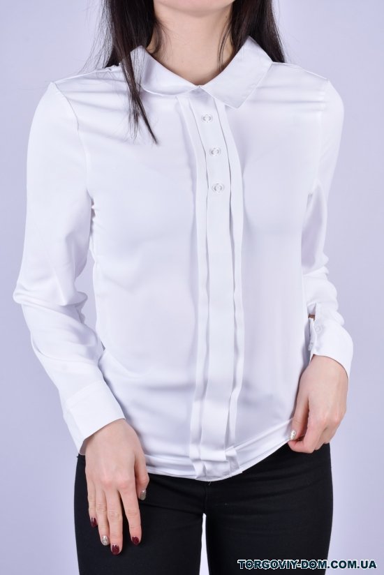 Блузка жіноча довгий рукав (кол. білий) BASE Розмір в наявності : 50 арт.A1607