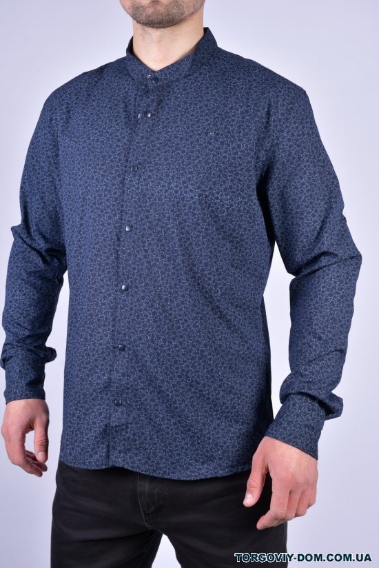 Рубашка мужская (col.046) стрейчевая ткань "VIP STENDO" Размер в наличии : 52 арт.211350