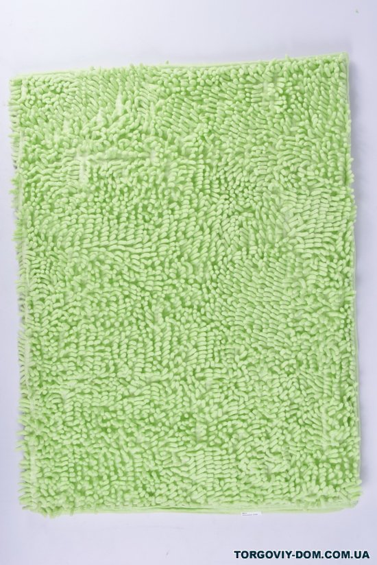 Килимок "Локшина" (цв. св. салатовий) на тканинній основі (мікрофібра) розмір 80/120 см. арт.MF5212