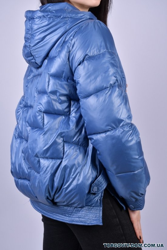 Куртка жіноча з плащівки демісезонна (кол. синій) Розміри в наявності : 42, 44 арт.806