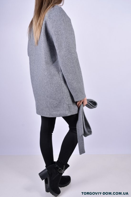 Пальто женское кашемировое (цв.серый) Размеры в наличии : 44, 46, 48, 50 арт.5516