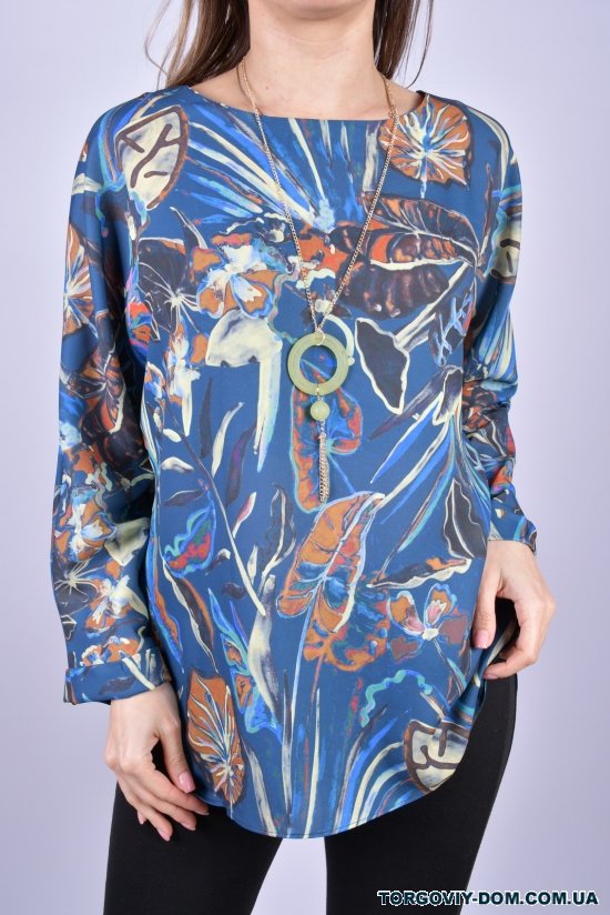 Блузка жіноча (кол. синій) "ESAY" Розміри в наявності : 48, 50, 52 арт.9319EB