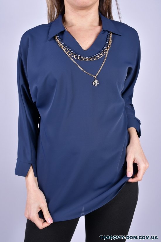 Блузка женская (цв.т.синий) "ESAY" Размер в наличии : 40 арт.9232