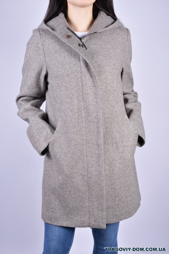 Пальто женское демисезонное (цв.серый) Размер в наличии : 44 арт.2058