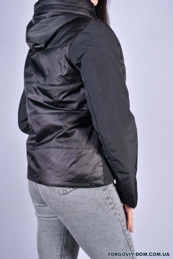 Куртка жіноча демісезонна (кол. чорний) DS Розмір в наявності : 46 арт.M21025