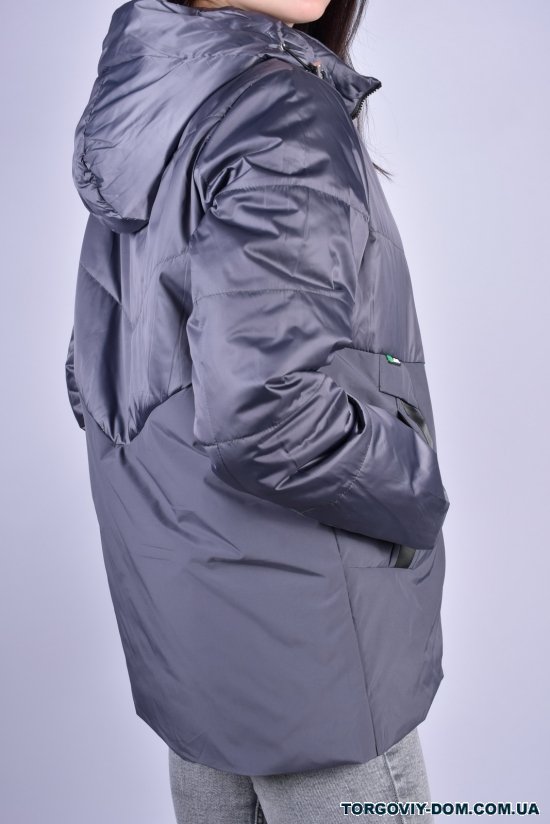 Куртка женская демисезонная (цв.серый) из плащёвки "D.S" Размер в наличии : 48 арт.B3071