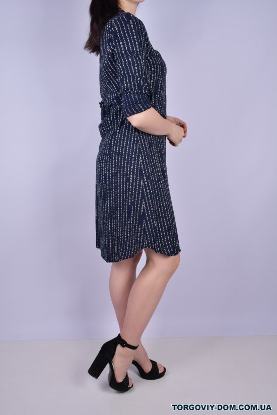 Платье-рубашка женское (цв.т.синий) "Burrasca" Размеры в наличии : 42, 44 арт.15887