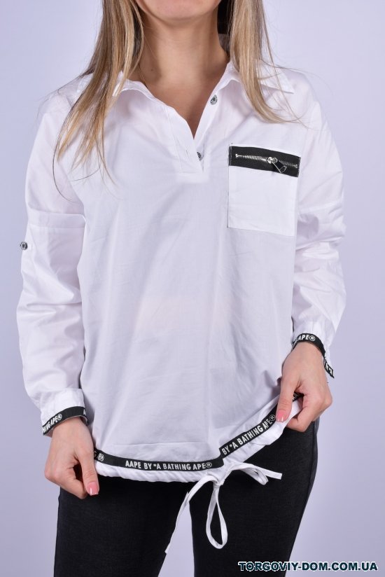 Рубашка женская (цв.белый) "ANGORA" Размер в наличии : 42 арт.8867