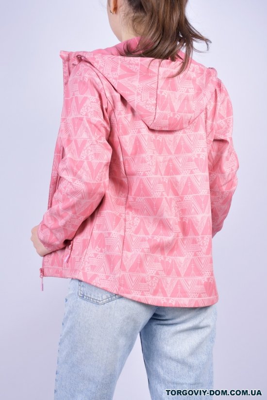 Куртка жіноча демісезонна (кол. пудри) з плащової тканини на мікро флісі. Розміри в наявності : 40, 42 арт.87670