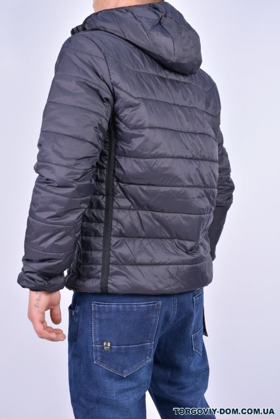 Куртка мужская (цв.черный) демисезонная из плащевки "Remain" Размеры в наличии : 46, 48, 50, 52, 54 арт.8017