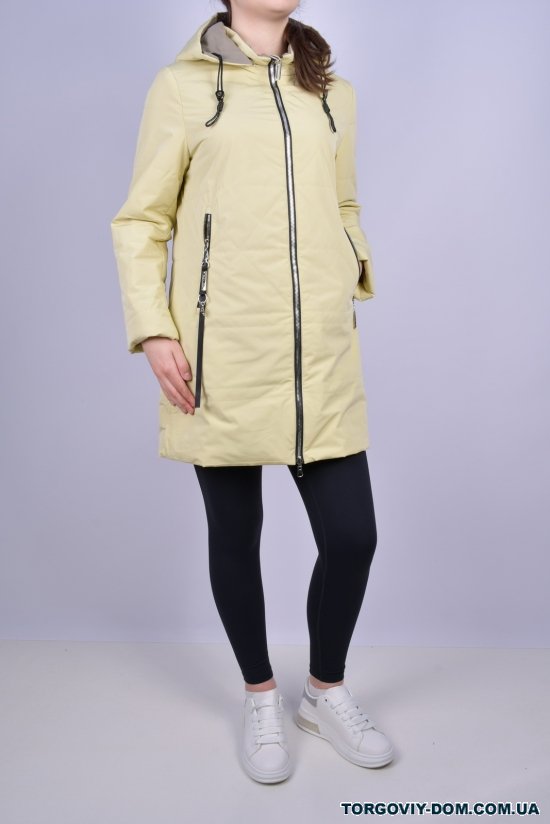 Куртка женская демисезонная (color.15) из плащевки "QARLEVAR" (двухсторонняя) Размер в наличии : 44 арт.702