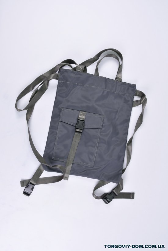 Сумка-рюкзак (цв.т.серый) размер 42/34 см арт.X327