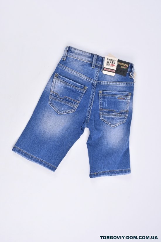 Шорты для мальчика джинсовые CROSSNESS Рост в наличии : 110, 116, 122, 128, 134, 140 арт.Z5703