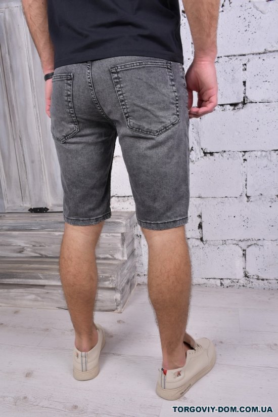 Шорты джинсовые мужские (цв.серый) "Blackzi" Размер в наличии : 32 арт.4133