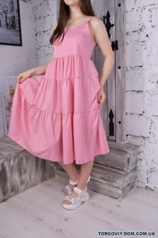Сукня жіноча (кол. рожевий) Розміри в наявності : 42, 46 арт.715