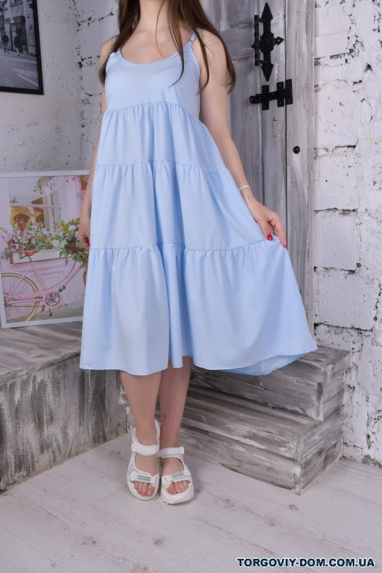 Платье женское (цв.голубой) Размер в наличии : 50 арт.715