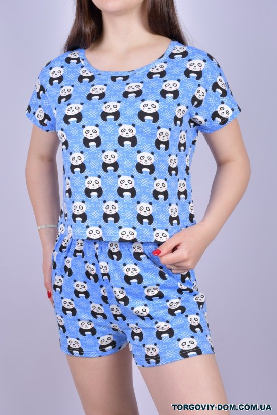 Пижама женская (цв.синий) Размеры в наличии : 40, 42, 44, 46, 48 арт.88803