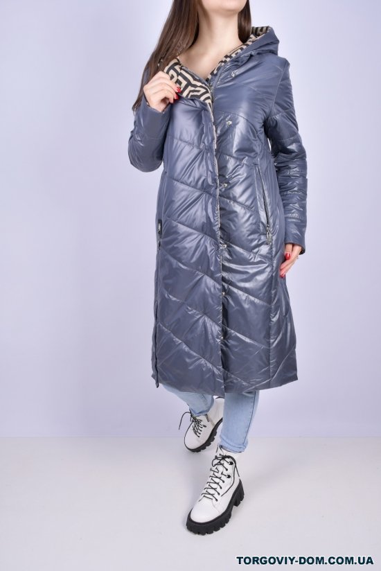 Пальто женское из плащёвки демисезонное (color A018) HaiLuoZi Размер в наличии : 44 арт.BM7059