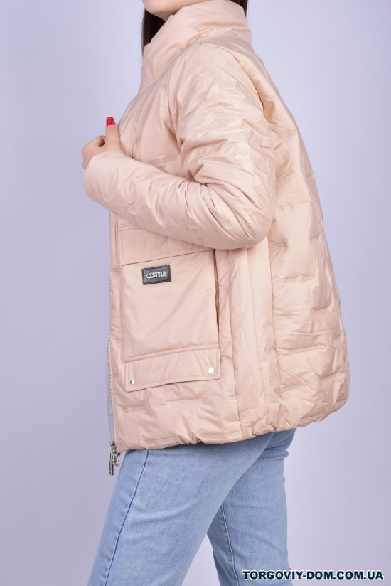 Куртка женская из плащёвки демисезонная (color C138) HaiLuoZi Размер в наличии : 42 арт.BM7021
