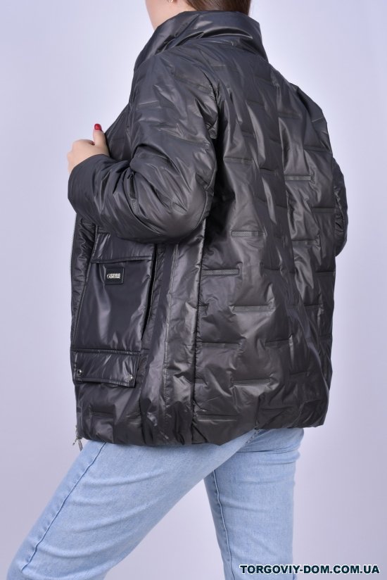 Куртка женская из плащёвки демисезонная (color C001) HaiLuoZi Размеры в наличии : 42, 44, 46, 50, 52 арт.BM7021