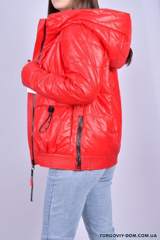 Куртка жіноча з плащівки демісезонна (color A003) HaiLuoZi Розмір в наявності : 42 арт.BM7089